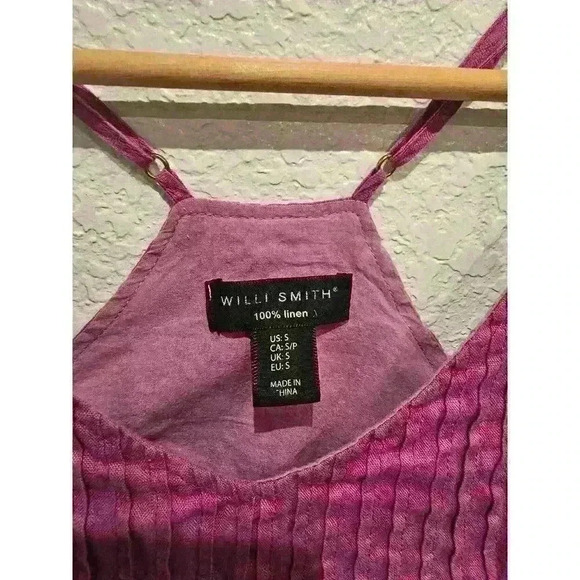 Will smith sleeveless purple top sz Small - Picture 2 of 3